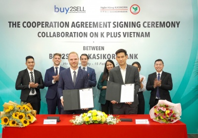 Buy2Sell Vietnam partners with KASIKORNBANK (“KBank”) – one of the largest banks in Thailand